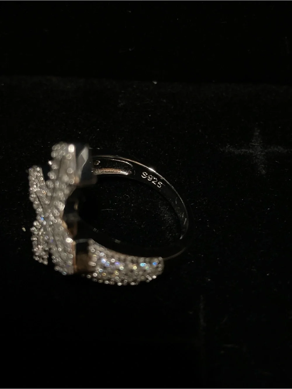 925 Sterling Silver Moissanite Cross Ring 💎✝️ | Size 7